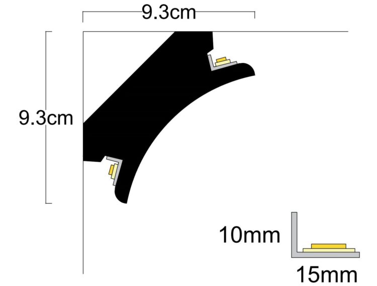 LD-11_00 Профил за скрито LED осветление LD-11