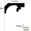 LD 02L-TOP_00 Профил за скрито LED осветление LD-02L