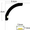 Профил за скрито LED осветление LD-53