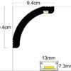 Профил за скрито LED осветление LD-53