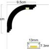 Профил за скрито LED осветление LD-56