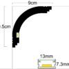 Профил за скрито LED осветление LD-56